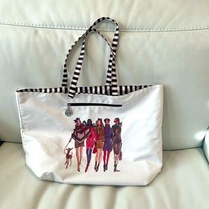 Iconic Reversible Henry Bendel Girl Nylon Tote
